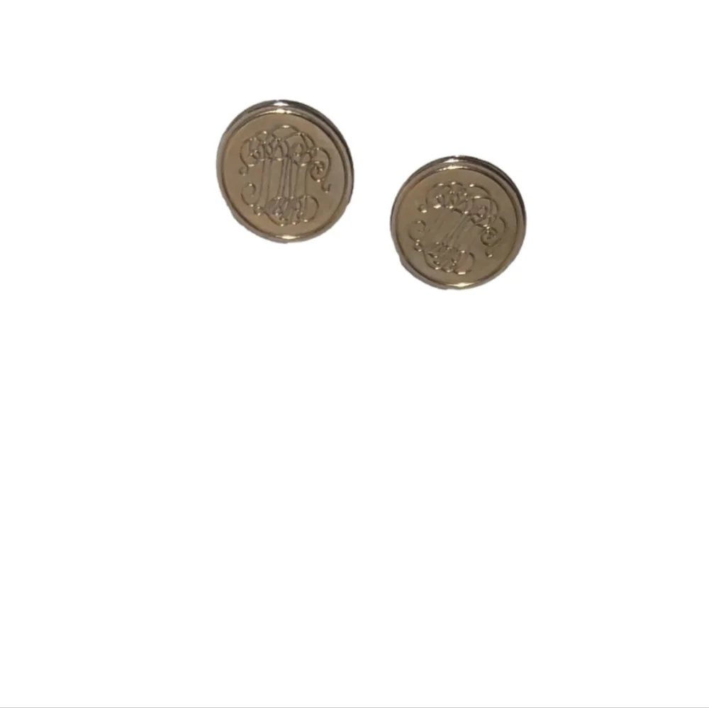 VICTORIAN GOLDEN ROUND CUFF‎ LINKS FOR MEN.